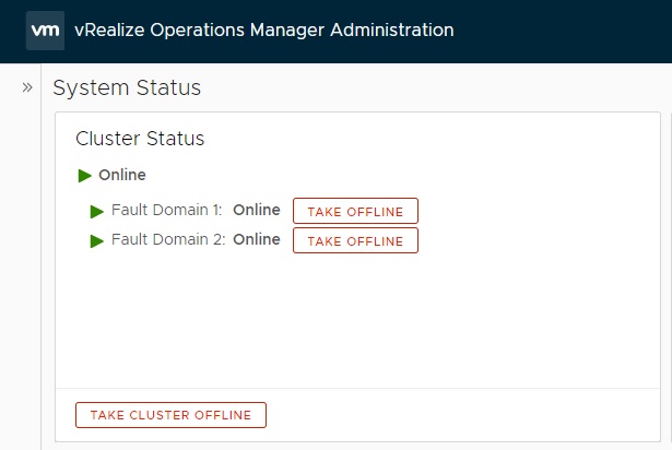 vRealize Operations Manager 8 CA (Continuous Availability)